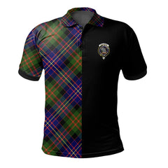 Chalmers Modern Tartan Polo Shirt Half of Me - Cross Style