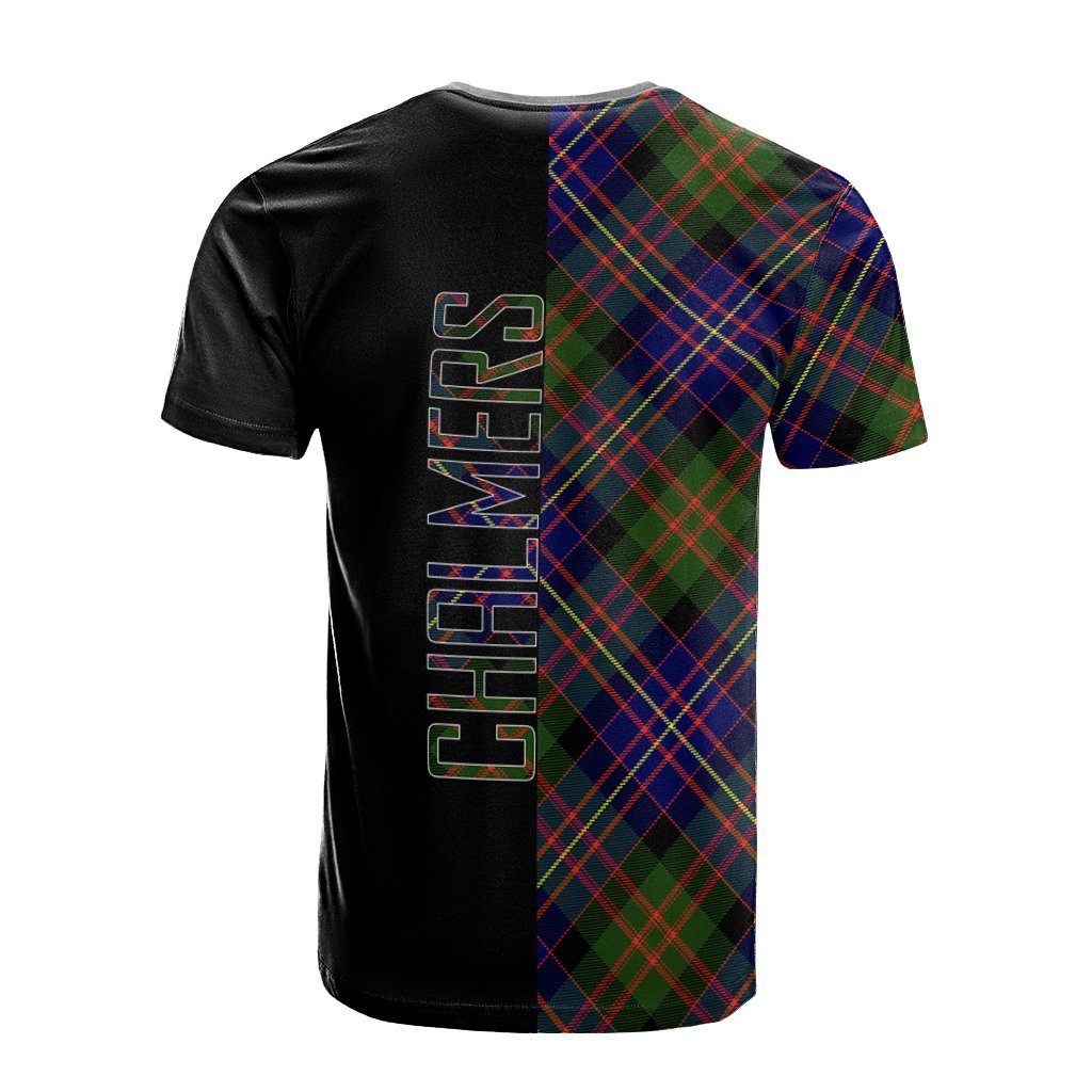 Chalmers Modern Tartan T-Shirt Half of Me - Cross Style