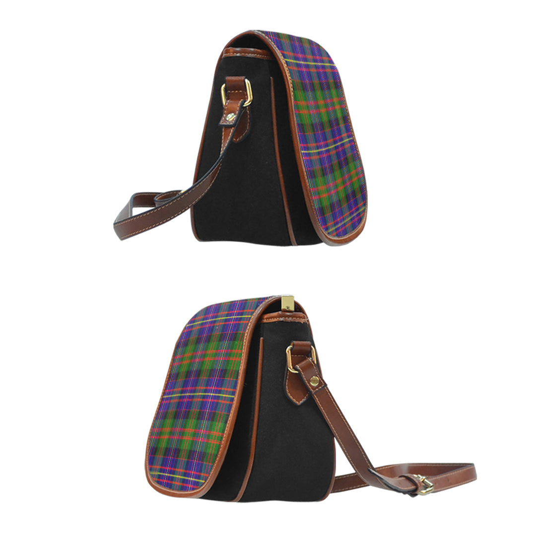 Chalmers Modern Tartan Saddle Handbags