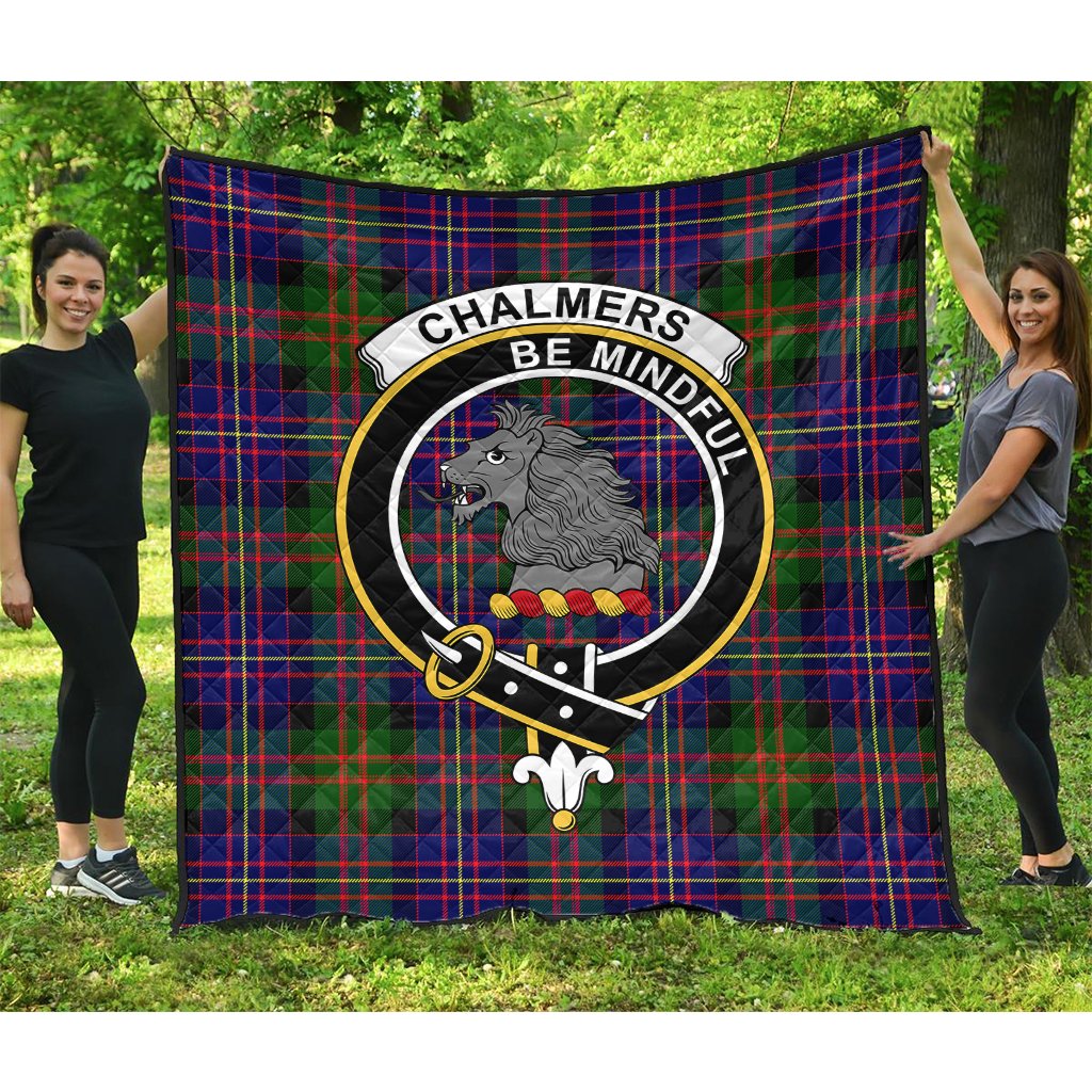 Chalmers Modern Tartan Crest Quilt