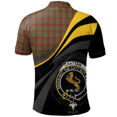 Chattan 02 Tartan Polo Shirt - Royal Coat Of Arms Style