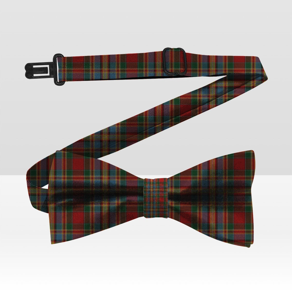 Chattan (Brown Stripe) Tartan Bow Tie