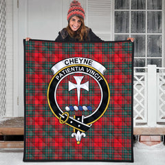 Cheyne Tartan Crest Quilt