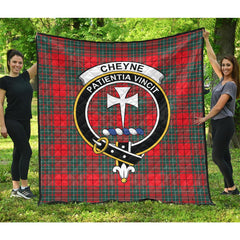 Cheyne Tartan Crest Quilt