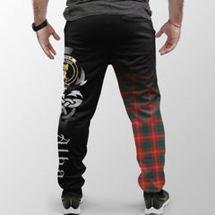 Chisholm Ancient Tartan Crest Jogger Sweatpants - Alba Celtic Style