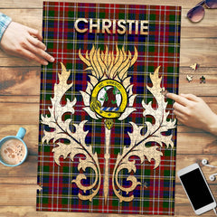 Christie Tartan Crest Thistle Jigsaw Puzzles