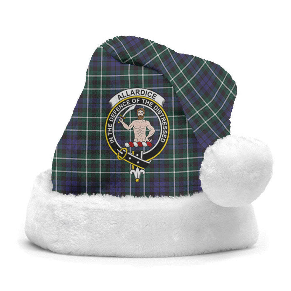 Allardice Tartan Crest Christmas Hat