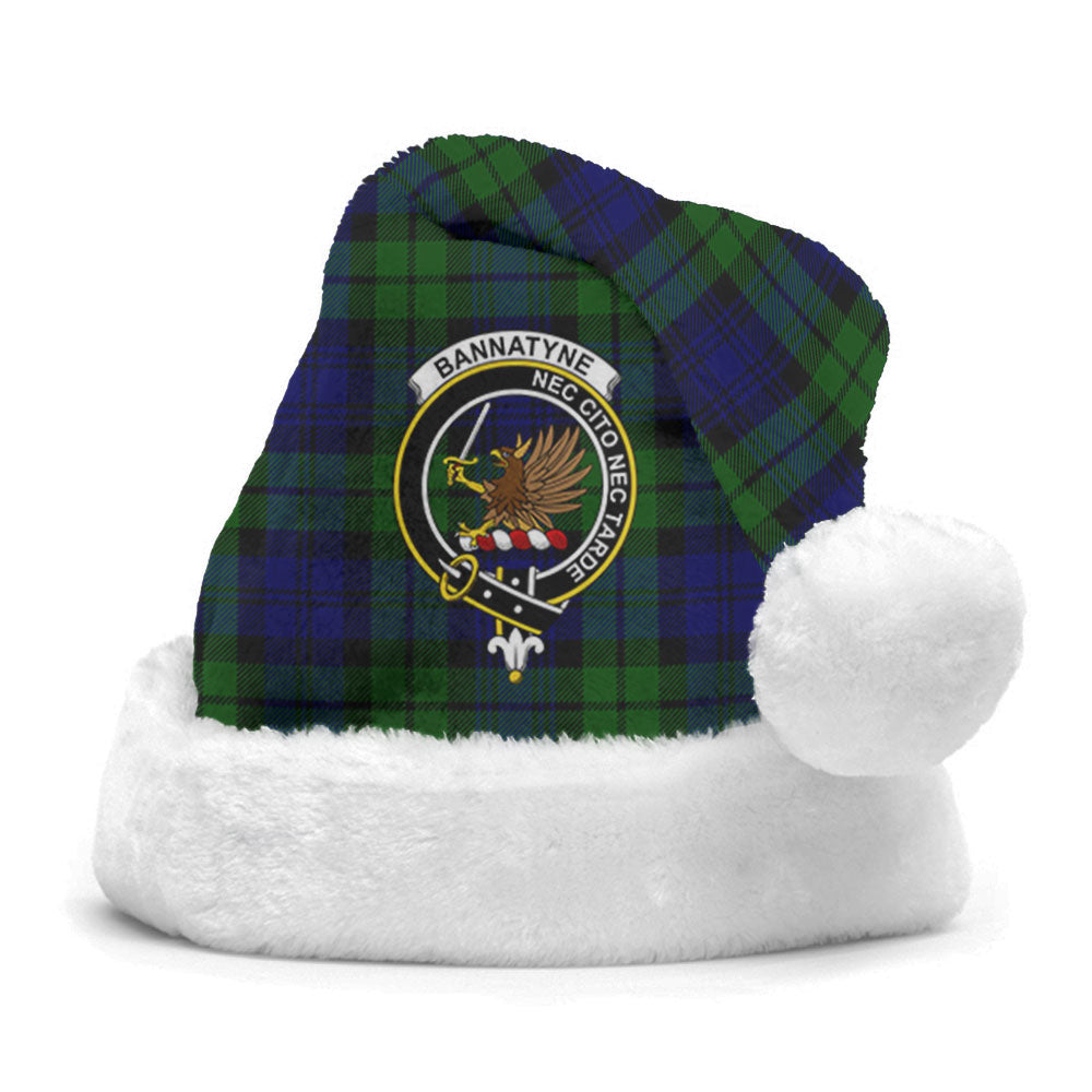 Bannatyne Tartan Crest Christmas Hat