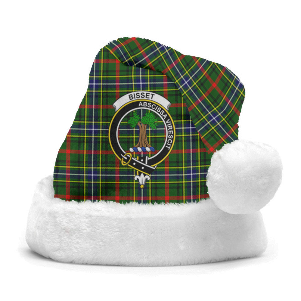 Bisset Tartan Crest Christmas Hat
