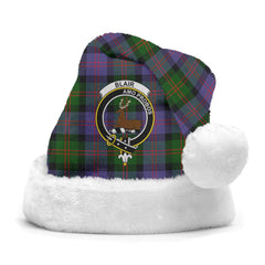 Blair Modern Tartan Crest Christmas Hat