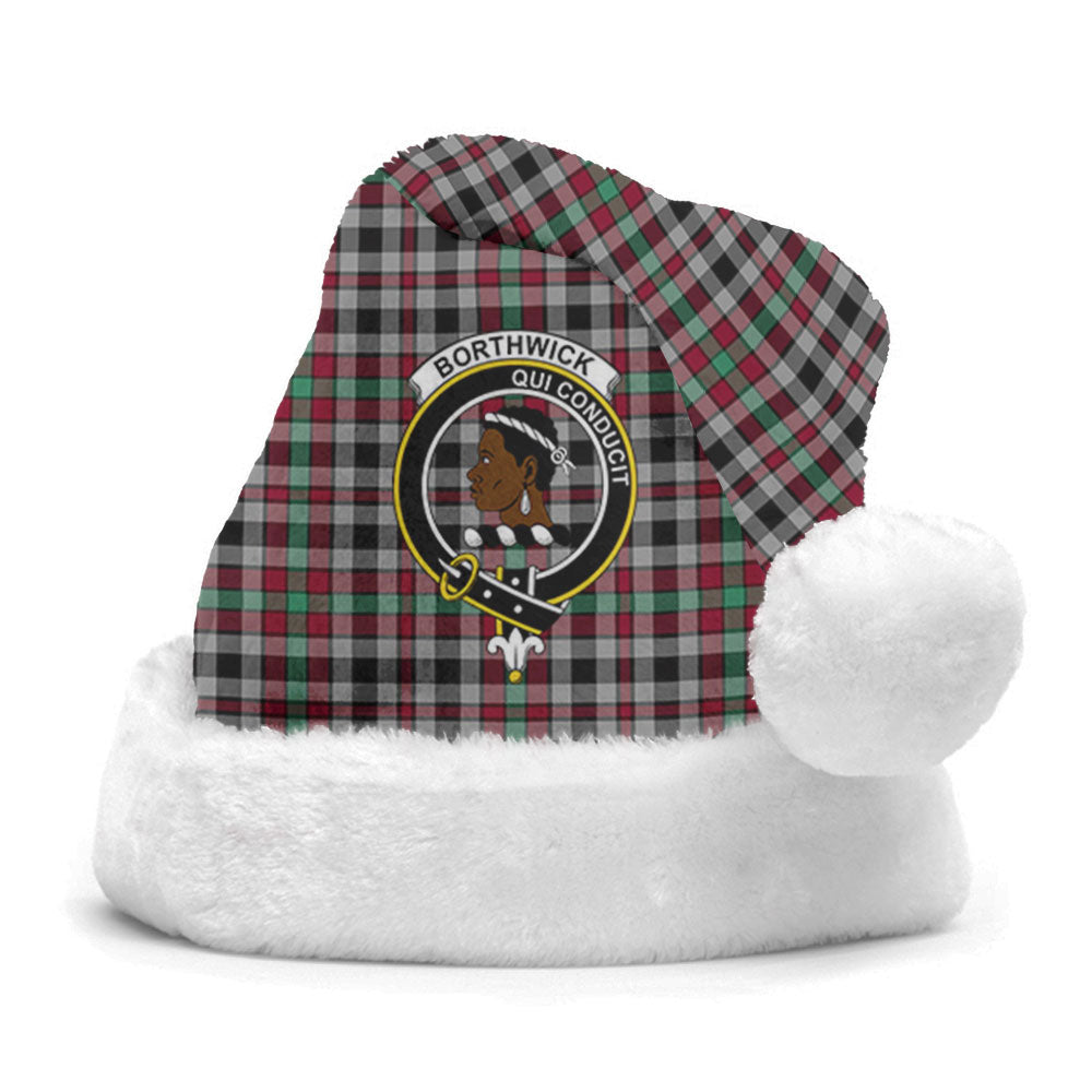 Borthwick Ancient Tartan Crest Christmas Hat