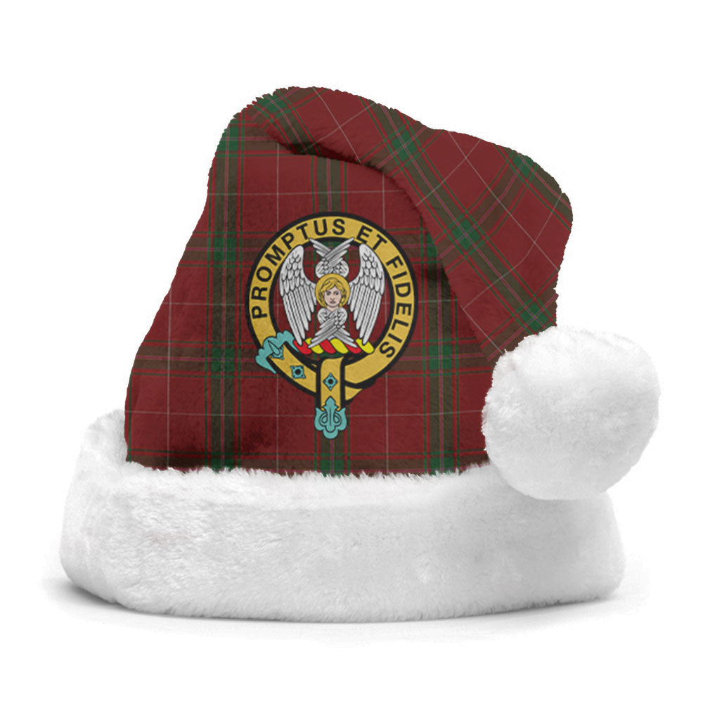 Carruthers Tartan Crest Christmas Hat