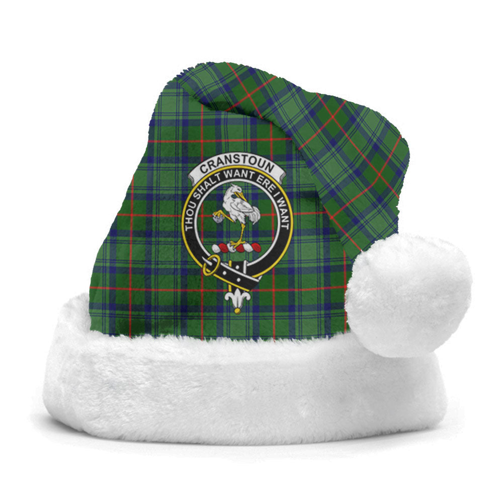 Cranstoun Tartan Crest Christmas Hat