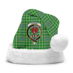 Currie or Curry Tartan Crest Christmas Hat