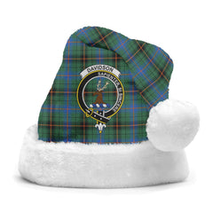 Davidson Ancient Tartan Crest Christmas Hat