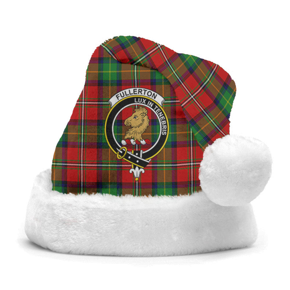 Fullerton Tartan Crest Christmas Hat