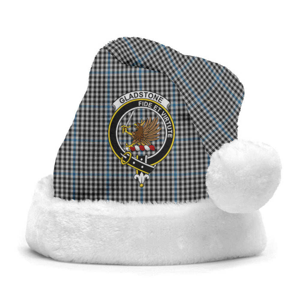 Gladstone Tartan Crest Christmas Hat