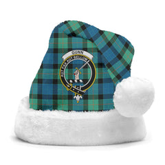 Gunn Ancient Tartan Crest Christmas Hat