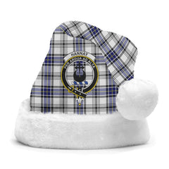 Hannay Modern Tartan Crest Christmas Hat