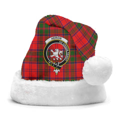 Heron Tartan Crest Christmas Hat