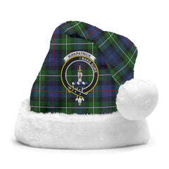 Kirkpatrick Tartan Crest Christmas Hat