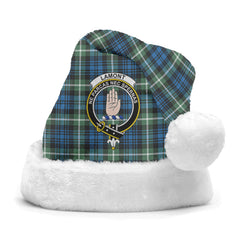 Lamont Ancient Tartan Crest Christmas Hat