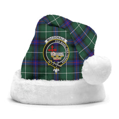MacDonald of the Isles Hunting Modern Tartan Crest Christmas Hat