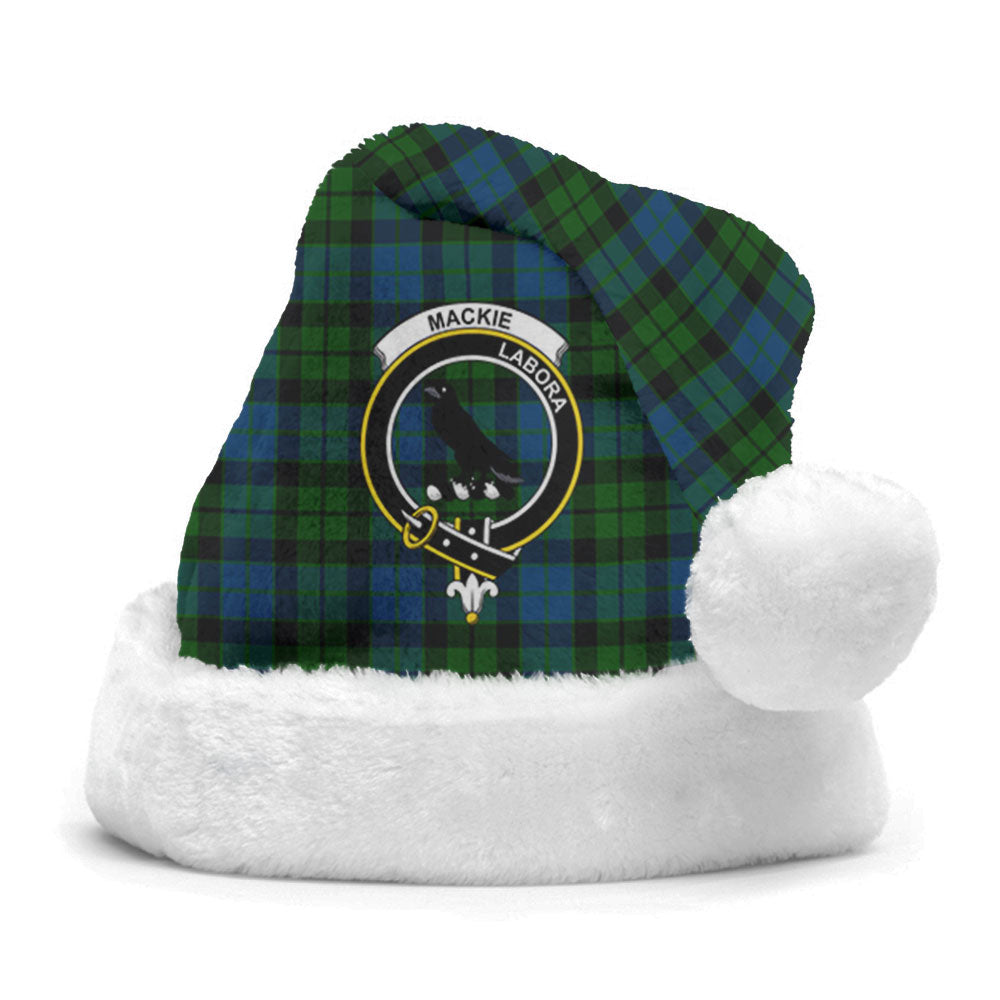 MacKie Tartan Crest Christmas Hat