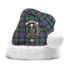 MacLennan Ancient Tartan Crest Christmas Hat