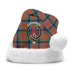 MacNaughton Ancient Tartan Crest Christmas Hat