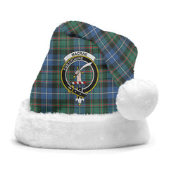 MacRae Hunting Ancient Tartan Crest Christmas Hat
