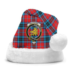 MacTavish Modern Tartan Crest Christmas Hat