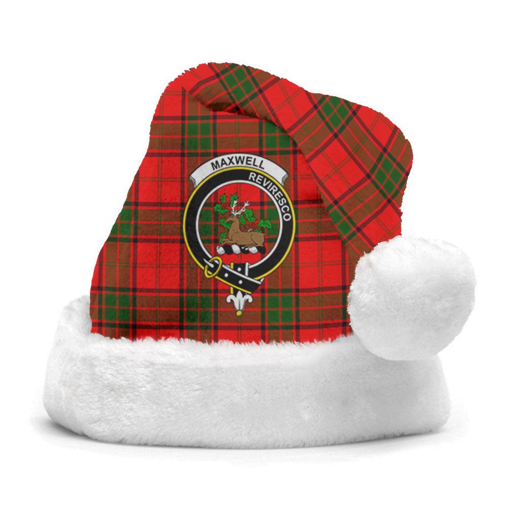 Maxwell Modern Tartan Crest Christmas Hat