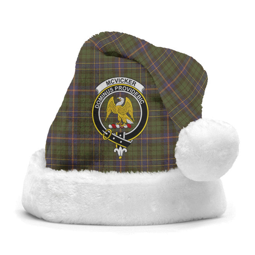 McVicker Tartan Crest Christmas Hat