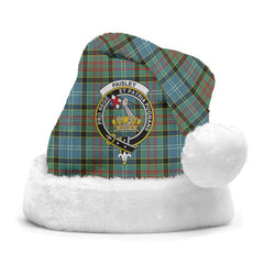 Paisley District Tartan Crest Christmas Hat