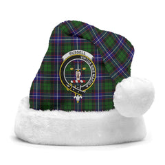 Russell Modern Tartan Crest Christmas Hat