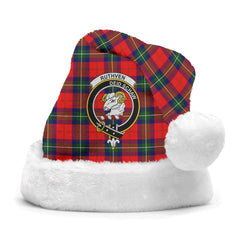Ruthven Modern Tartan Crest Christmas Hat
