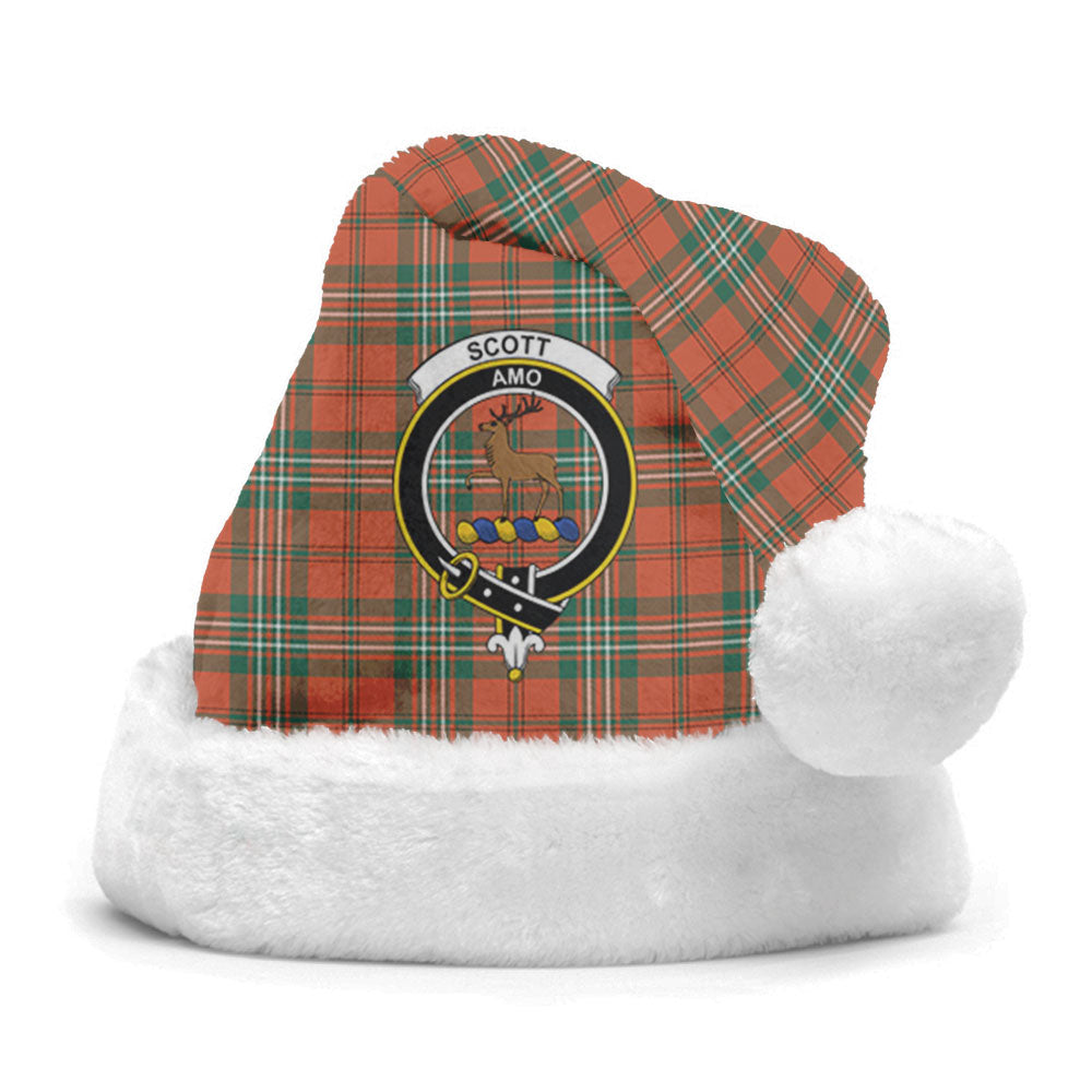 Scott Ancient Tartan Crest Christmas Hat