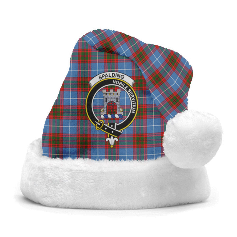 Spalding Tartan Crest Christmas Hat