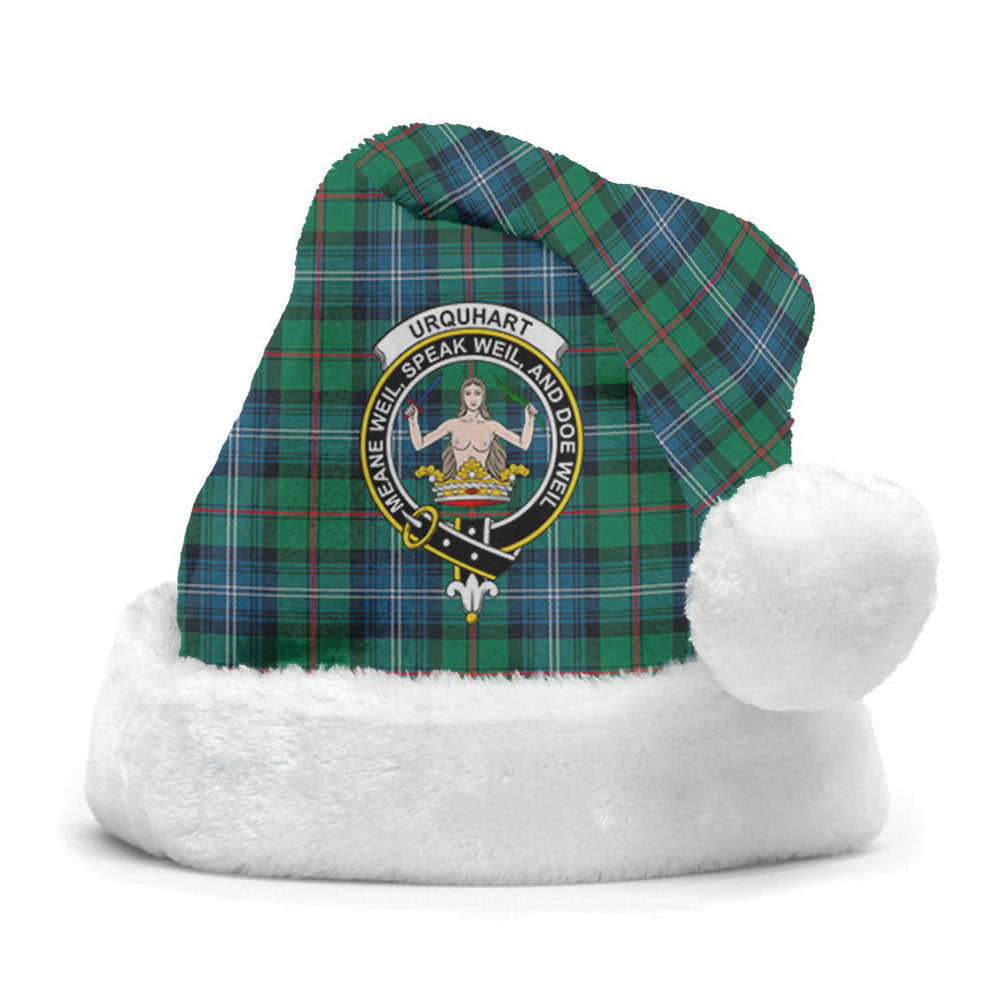 Urquhart Ancient Tartan Crest Christmas Hat