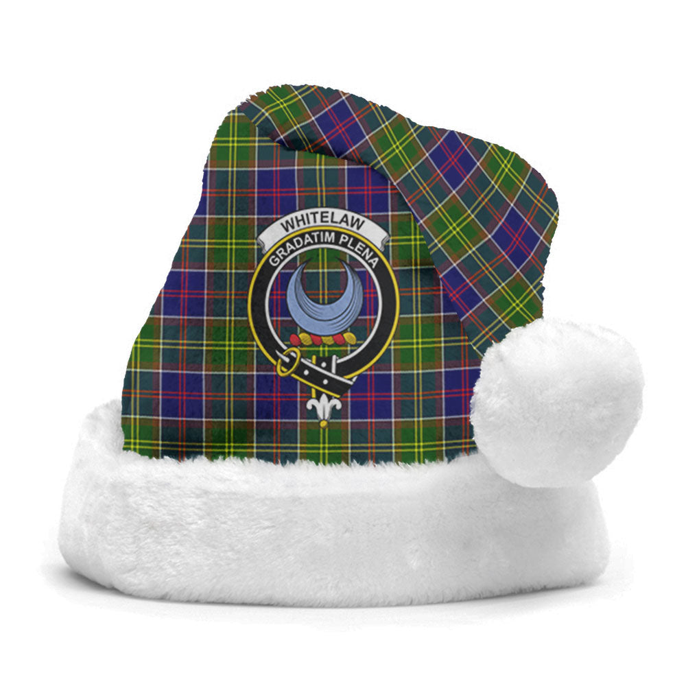 Whitelaw Tartan Crest Christmas Hat