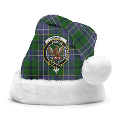 Wishart Hunting Tartan Crest Christmas Hat