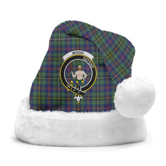 Wood Tartan Crest Christmas Hat