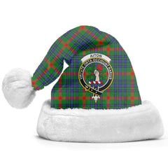 Aiton Tartan Crest Christmas Hat