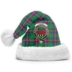 Young Modern Tartan Crest Christmas Hat