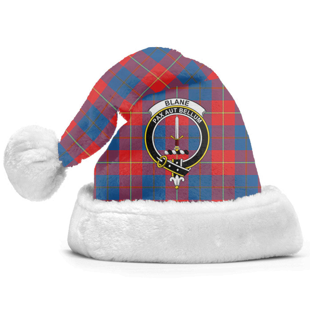 Blane Tartan Crest Christmas Hat