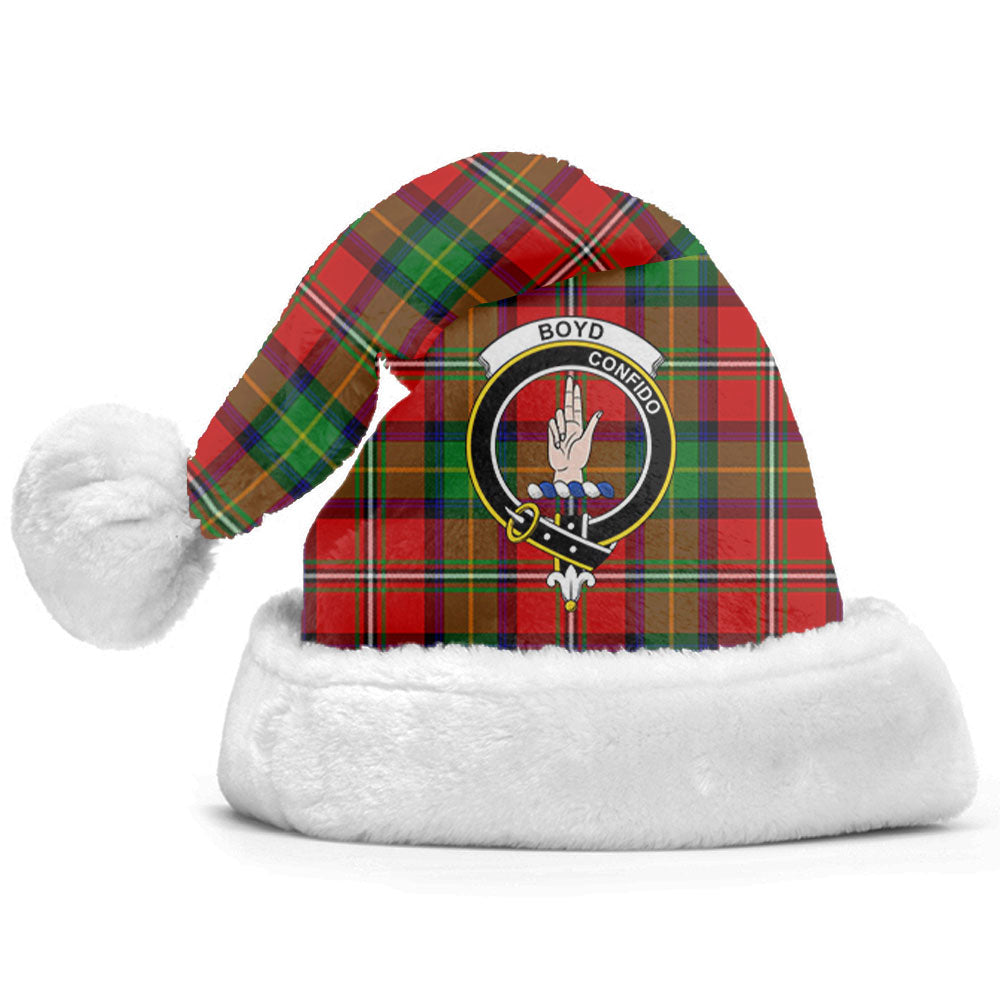 Boyd Modern Tartan Crest Christmas Hat