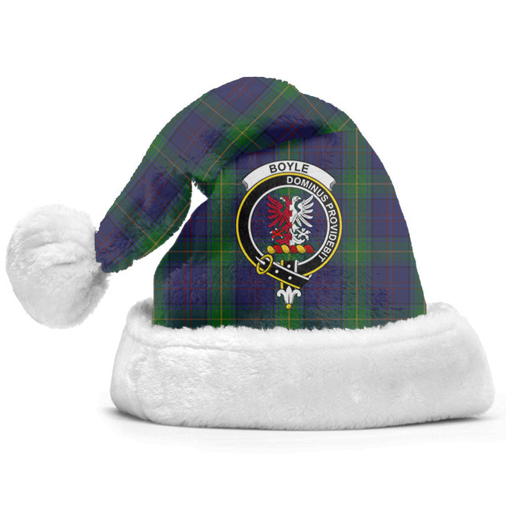 Boyle Tartan Crest Christmas Hat