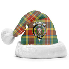 Buchanan Old Sett Tartan Crest Christmas Hat
