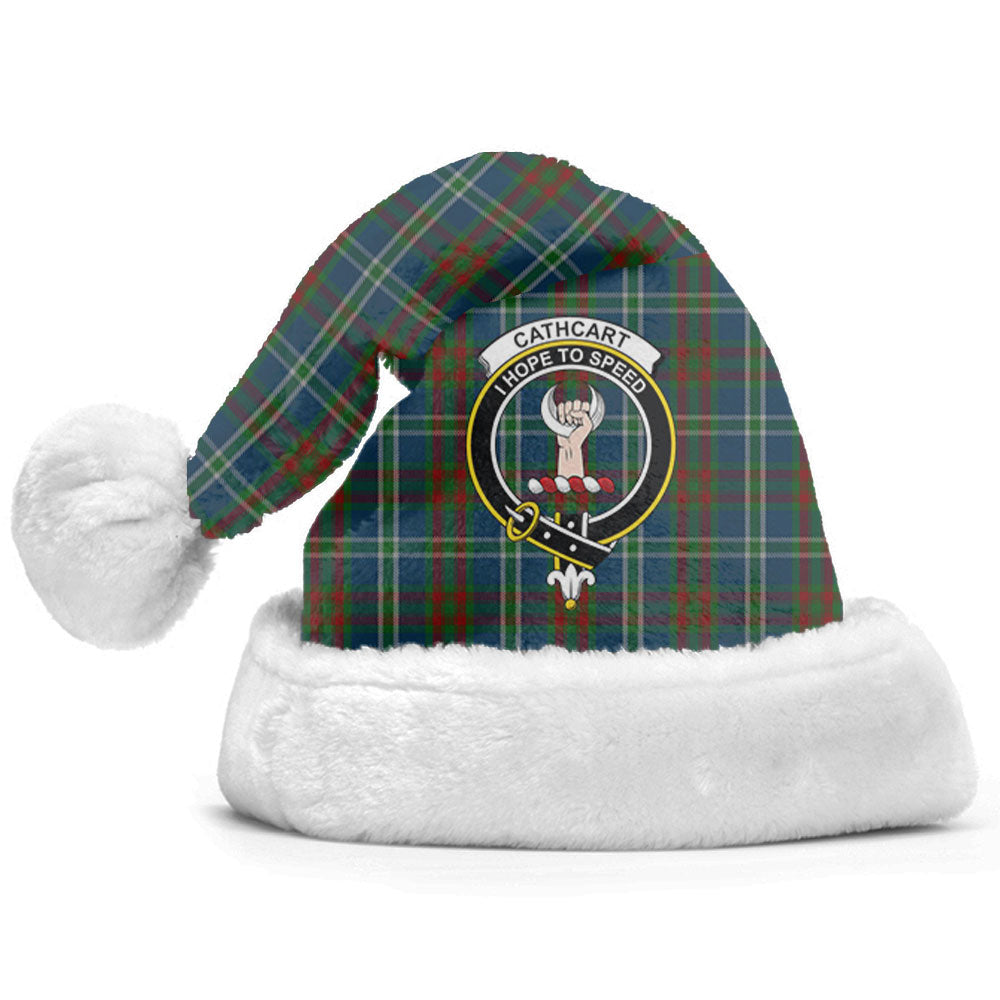 Cathcart Tartan Crest Christmas Hat